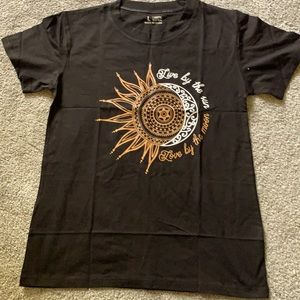 Live By The Sun Love By The Moon-Graphic Tee